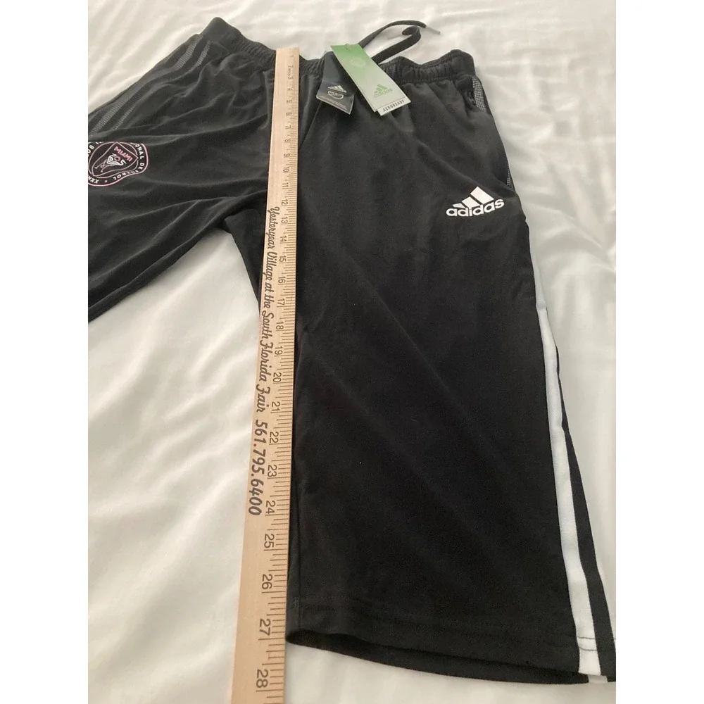 Mens Lg NWT Inter Miami CF adidas On-Field Training AEROREADY Half Pants - Black